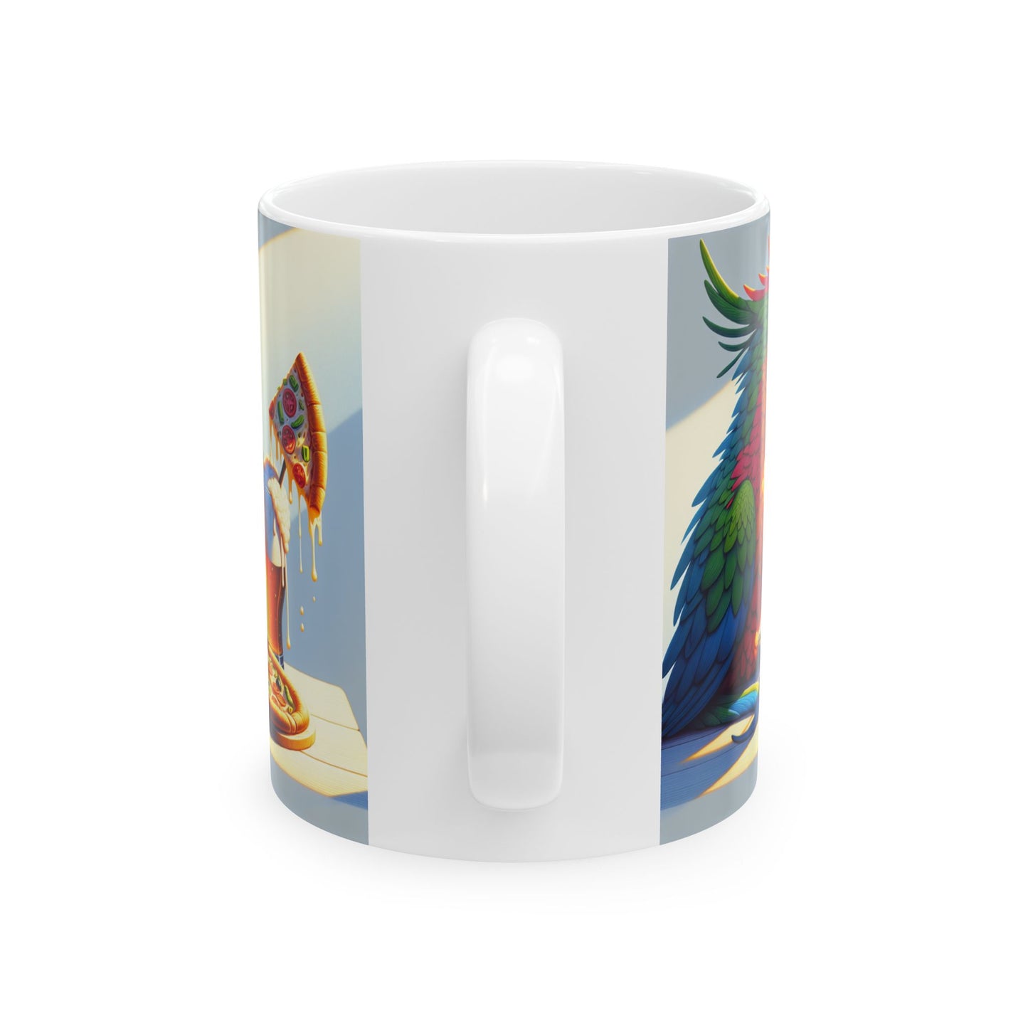 Beer and Pizza - Ceramic Mug