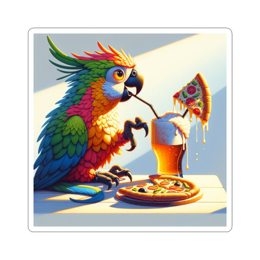 Beer and Pizza - Sticker