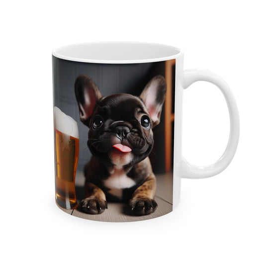 Frenchie Beer - Ceramic Mug