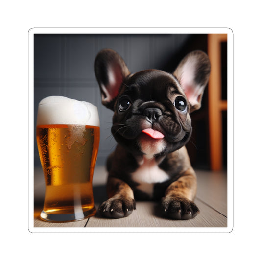 Frenchie Beer - Sticker